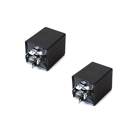 [initeq] 2-Pack Time Delay Automotive Relay 12V 30A SPDT 5-Pin, 5 Second Delay for Automotive and Industrial Use
