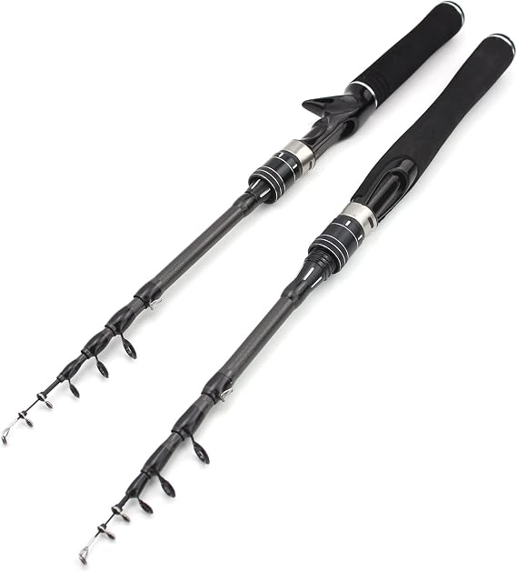 Ultra-Light Ul Power Telescopic Lure Rod, Rotating Casting Rod, 180cm, 1-5g, 2-10lbs, Carbon Fiber, EVA Handle, Adult, Fast Action, Fishing Rod