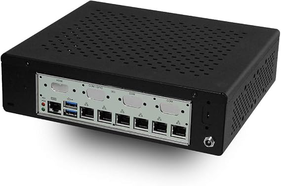MITXPC Headless Fanless Networking PC w/ 6 x Intel GbE LAN for IoT, Networking