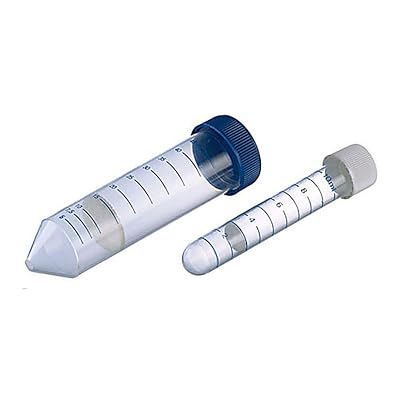 227290P Polypropylene Leucosep Tube with Porous Barrier, Conical Bottom, Sterile, Un-Filled, 50 mL Capacity Pack of 25