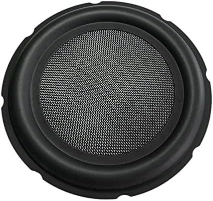 8 Inch Bass Speaker Passive Radiator Auxiliary Rubber Vibration Plate Subwoofer Replacement, black, 500088267