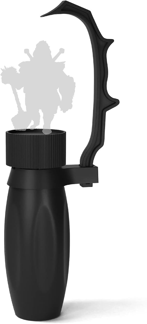 WH01 Painting Handle for Wargame Miniautres with Model Bases (Black)