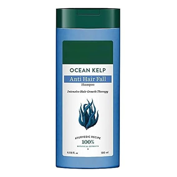 TV Ocean Kelp Anti Hairfall Shampoo | Intensive Hair Growth Therapy| Anti Hairfall Shampoo that Maintains Shine |100% Botanical Extracts | Suitable for All Hair Types |180ml