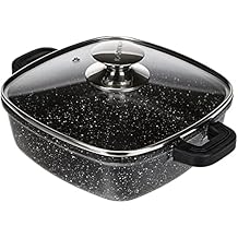 Kamberg Square Casserole Pot Cast Aluminium Induction