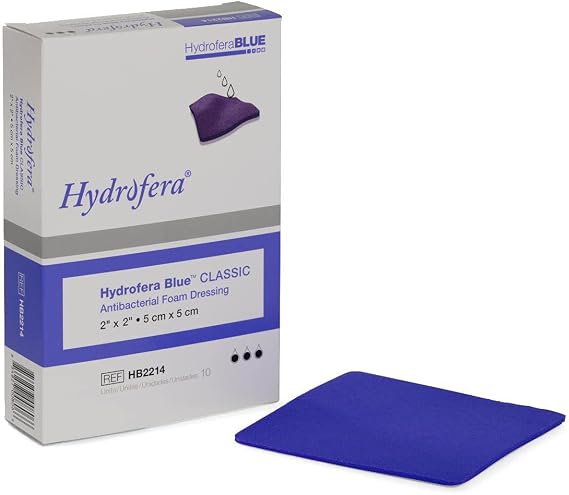 Hydrofera Blue Wound Dressing (2""x2"") (Box of 10)