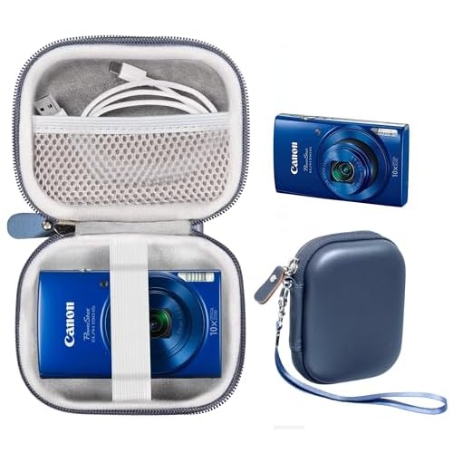 GETGEAR Digital Camera Case for CAMKORY, Fulealfly, Lecran,W800S, DSCW830; Canon PowerShot ELPH360 HS 360; Kodak PIXPRO Friendly Zoom FZ43, FZ53-BL; Nikon COOLPIX L32 Midnight Blue