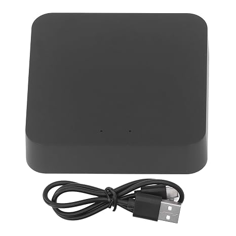 Tuya Bluetooth Gateway, Smart Home WiFi Bridge for Google Assistant Smart Devices, Voice Control, App Remote Control, Gateway Smart Hub, Multi Network Integration