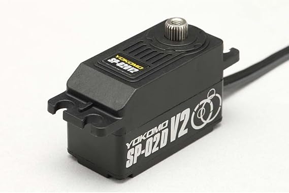 Yokomo SP-02DV2A Sp-02d V2 Rwd Digital Low Profile Drift Servo (Black)