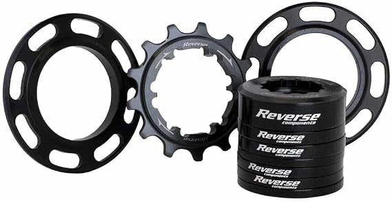 Reverse Expert MicroSpline Single Speed Kit, 14t, Black | Reverse Expert MicroSpline Single Speed Kit - 14T, Black, CNC Aluminum
