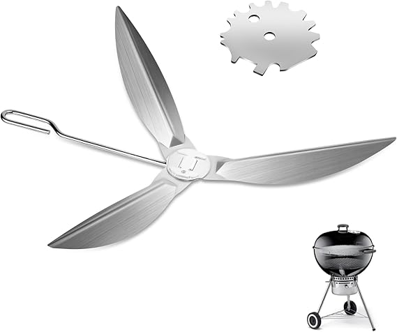 22-1/2-Inch One-Touch Cleaning System Kit for Weber Kettle Grills 7444 | Compatible with Master-Touch, Performer, Original Kettle Series 22" Charcoal Grills