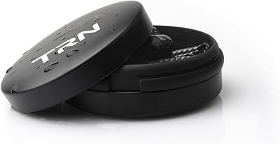 TRN IEM Earbud Case, Aluminum Alloy in Ear Monitor Storage Case,Earphone Case,Earpods Case