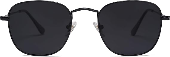 SOJOS Square Polarized Sunglasses for Men Women Classic Vintage Retro Style SJ1143