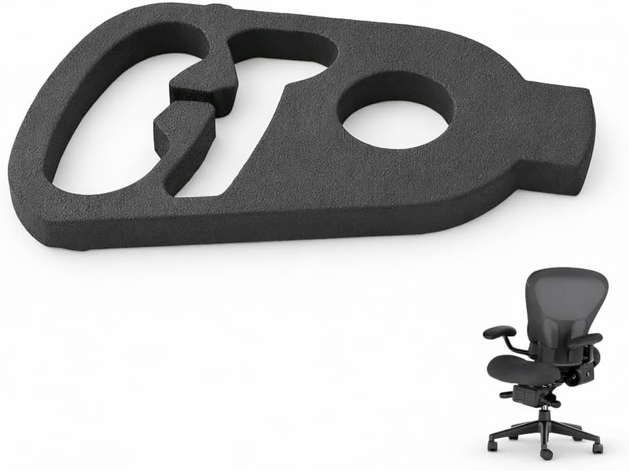 Pivot Arm Index Replacement for Herman Miller Aaron Chair, Black, Nylon