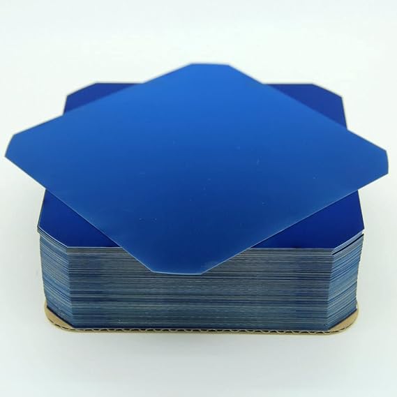 Flexible Solar Cells E60 C60 5x5 3.6W Monocrystalline Cells for DIY Panels (1, No Busbars)