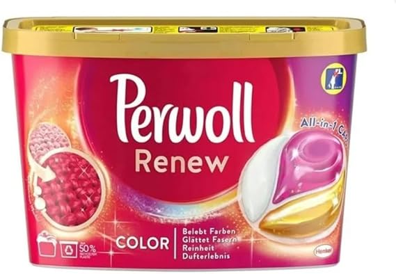 Perwoll Renew Color All-in-1 Laundry Detergent Caps (21 Count) 283.5g