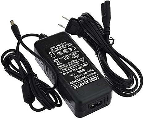 12V 4A 48W AC/DC Power Adapter with 5.5x2.1mm DC Plug, UL-Listed, Black, 3228-12VR2