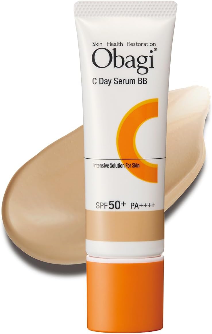 Obagi Obagi C Dayserum BB Natural, 1.1 oz 30 g Vitamin C Formulation, Sunscreen, Cosmetic Base BB Cream, SPF 50, PA
