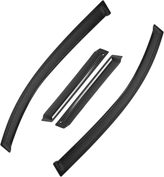 In-Channel Wind Deflector for Toyota C-HR MK1 2016-2024 5 Door Window Visors Sun Rain Guard Vent Weather Shields, Smoke, 4Pcs