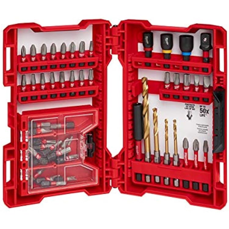 Milwaukee Electric - Shockwave 52-Piece Impact Drill and Drive Set