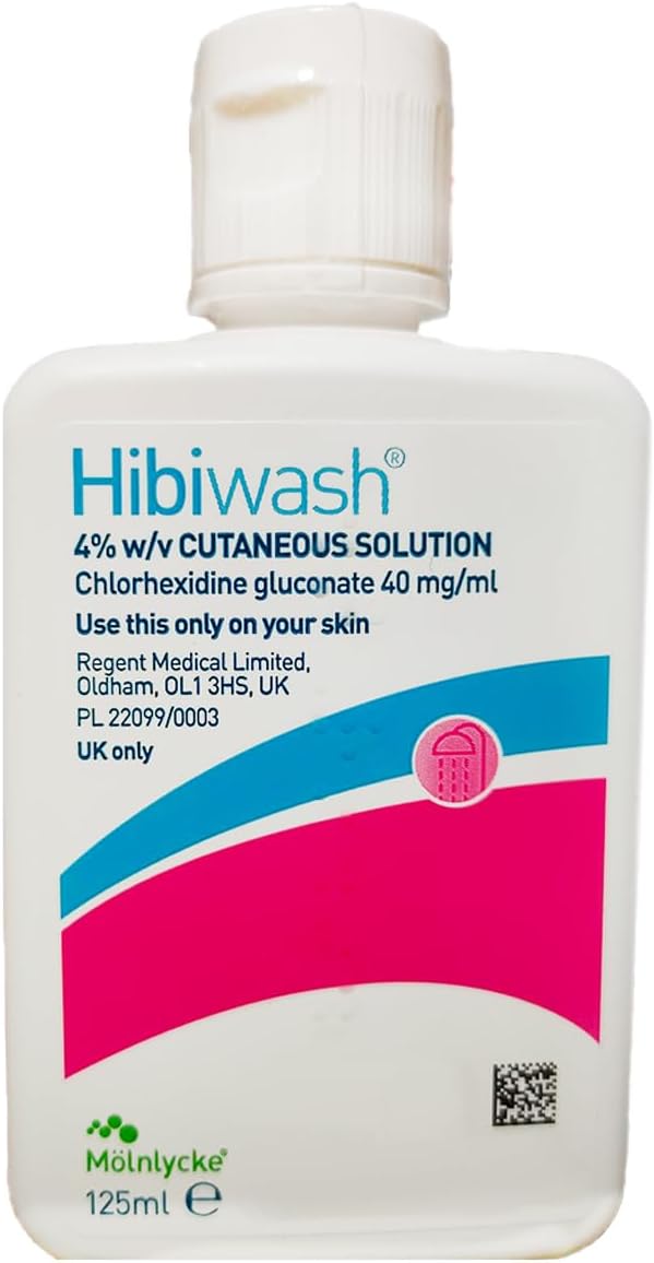 Hibiwash Antimicrobial Skin Cleanser – Professional Hand Guard – 125ml