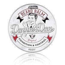 Dapper Dan Nourishing Beard Balm, Blend of Essential Oils And Waxes to Shape, Style and Nourish Moustaches and Beard, Vanilla and Raspberry Scent, 1.69 fl oz