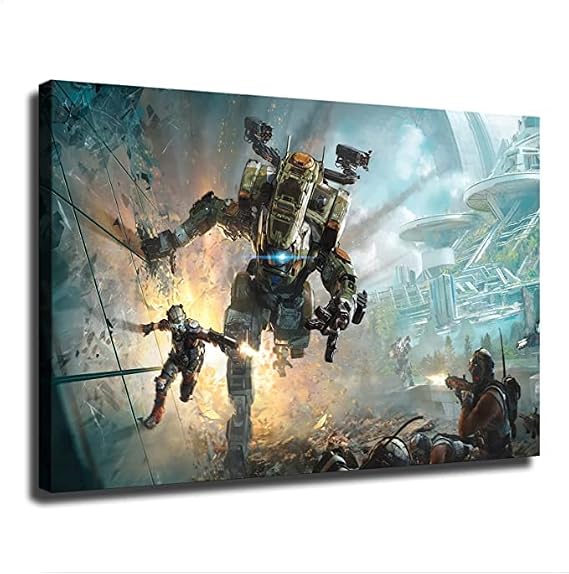 Titanfall 2 Ultimate Edition Video Game Poster Decorative Painting Canvas Wall Art Living Room Posters Bedroom Painting (unframed,08x12 inch)