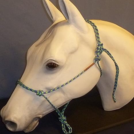 Horse Rope Halter - Firm 1/4" Polyester