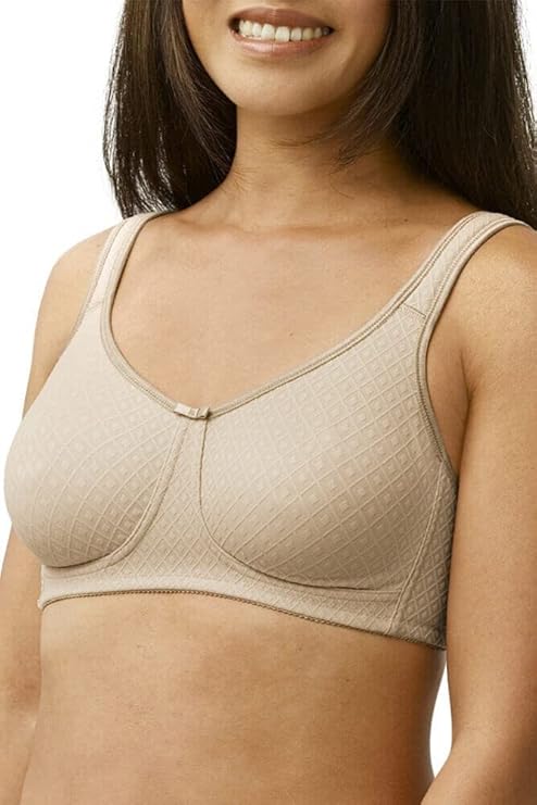 Amoena Womens Mira Wire-Free Camisole Pocketed Mastectomy Bra