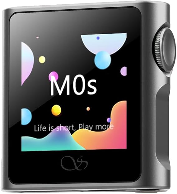 SHANLING M0s Hi-Fi ミュージックプレーヤー MP3プレーヤー Bluetooth ロスレスサウンド ポータブル デジタルオーディオプレーヤー DAP 1.5インチ HD タッチ寿命 10時間 Bluetooth5.0 3.5mm/Type-Cジャック、グレー、0GB