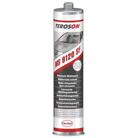 Teroson MS 9120 SF - White Seam Sealer 10.5 FL OZ - Polyurethane Automotive Seam Sealer White - Seam & Joint Compound for Bare, Primed or Painted Surfaces -