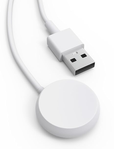 Sinoacc Charger for Google Pixel Watch USB 3.3Ft Charging Cable Replacement | White, USB A Plug, Only for Pixel Watch 1, Not for Pixel Watch 2/3