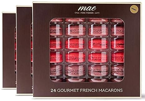 Classic French Macaron Assortment (Berry, 72)