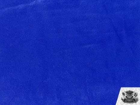 Velboa Solid Royal Blue Fabric By the Yard