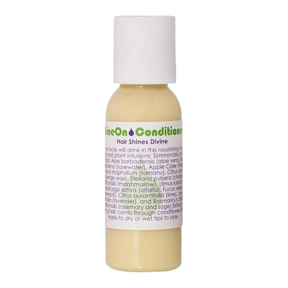 LIVING LIBATIONS - Organic Shine On Conditioner | Natural, Wildcrafted Clean Beauty (1 oz | 30 ml)