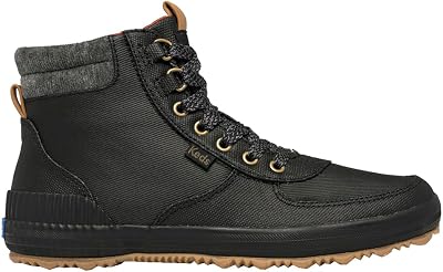 Keds Womens Scout Iii Round Toe Lace Up Casual Boots Ankle - Black