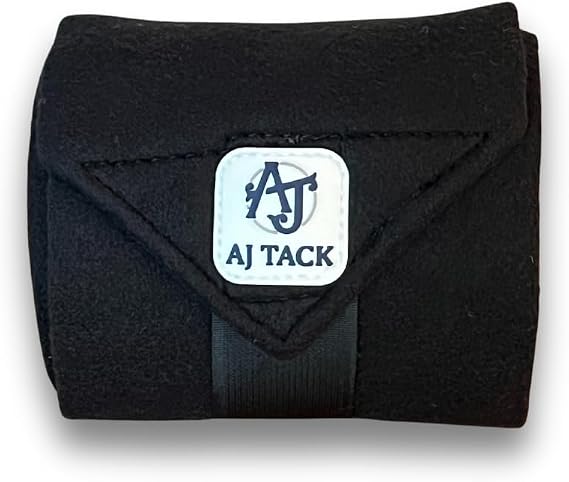 Polo Wraps - 12 ft - Pack of 4 Black