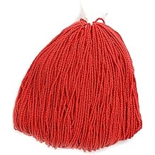 Czech Glass Seed Beads 11/0 (2.1mm Diameter) Opaque Medium Red Strung DIY Jewelry Making Beadss - 500g Bulk Bag by Preciosa (Jablonex)