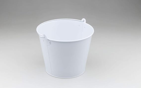 IMC Metal Galvanzied Ice Bucket | Large | White | 5-Quart | Perfect for Parties and Tailgates