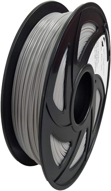 TPU 3D Printer Filament 1.75mm,1kg (2.2lbs) Spool, Dimensional Accuracy +/- 0.05 mm Grey