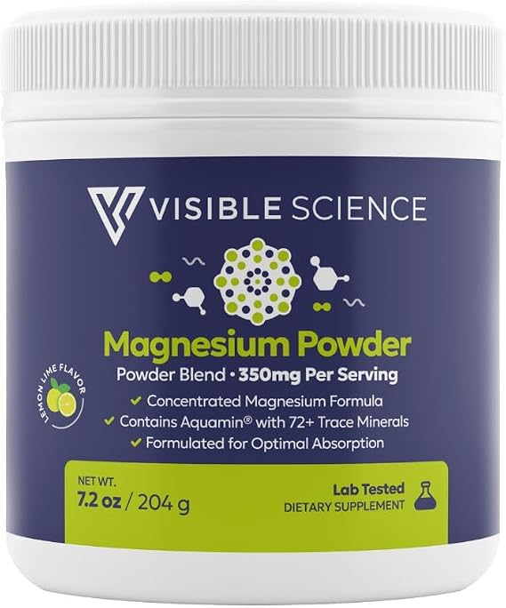 Magnesium Powder Calm Support for Muscles, Mood & Sleep, 204 Grams, 1 Jar