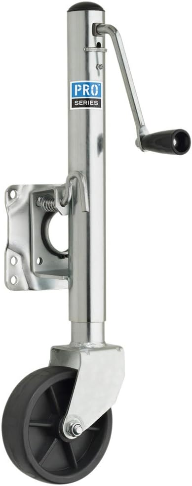 Pro Series EJ10000101 Sidewind Swivel Jack, Black,Silver