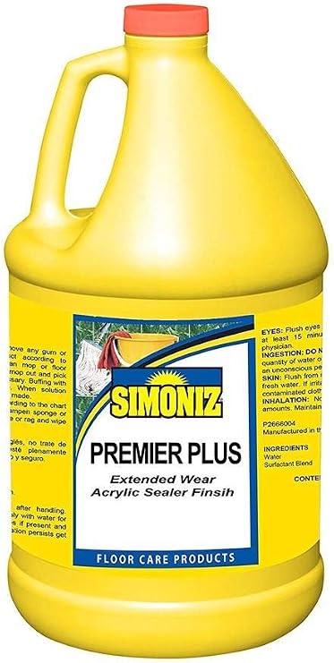 Simoniz Premier Plus Extended Wear Acrylic Sealer Finish, 1 gal