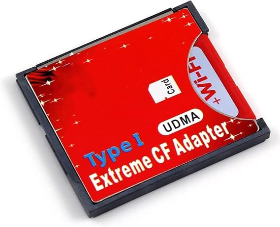 BR & TD SD SDHC SDXC to CF Memory Card Adapter Reader Type I