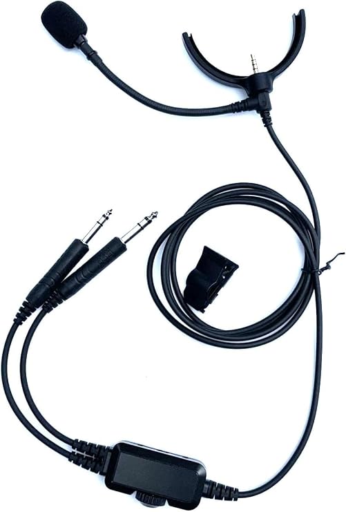 Pro Typhoon for General Aviation with BoseA20 Microphone. Compatible with Bose QC35