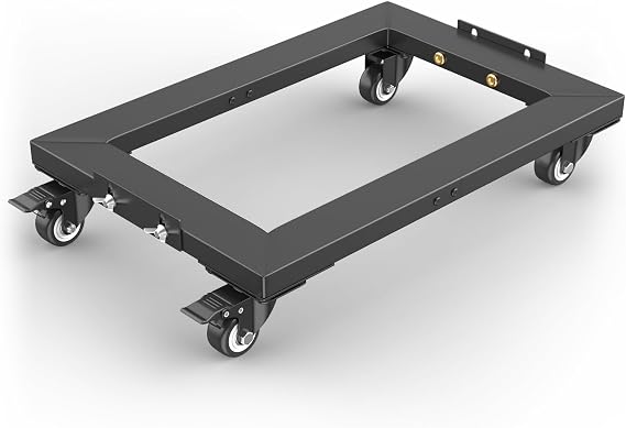 IMAYCC Furniture Moving Dolly 1800LBS, Heavy Duty Dolly cart with Wheels, Reinforced Steel Frame Moving Dolly 4 Wheels with Brake 23.4" x 15.7" Furniture Dolly