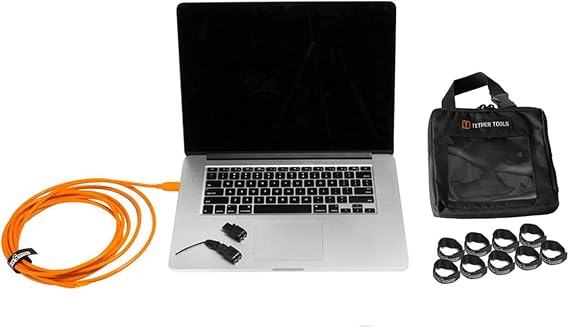 Tether Tools - Starter tethering- kit: USB 2.0 A/Mini-B Cable 4.6 m