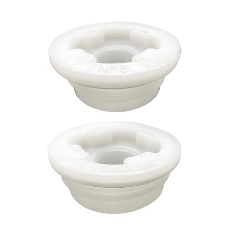 Bung Cap 2" Combo with Gasket for 55 Gallon Plastic Drums -2pcs (1 size each thread) MADE IN USA