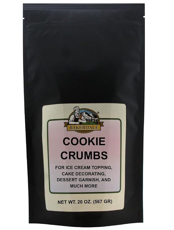 Bakerdale Cookie Crumbs for Crust, Garnish, and Toppings, 20 ounce pouch