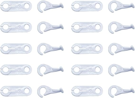 10 Pairs Replacement Parts for Thomas Train Trackmaster Toys Couplers Hooks Eyes -White