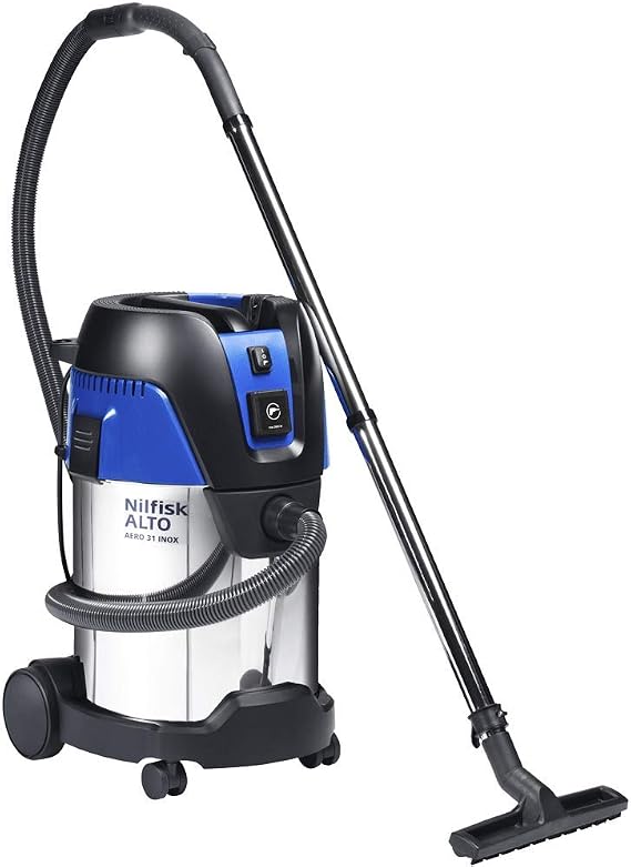 Nilfisk Alto Aero 31-21 INOX 8-Gallon Wet/Dry Vacuum - HEPA (900143)